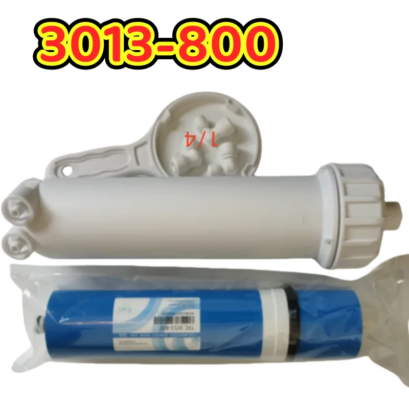 

1 комплект фильтра для очистки воды 800 г (3013-800 Мембрана RO + корпус фильтра) 1/4 быстрого подключения Комплект фильтров для кухонного очистителя воды