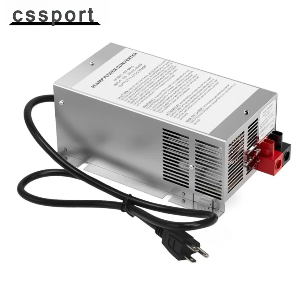

WF-9855 55 Amp Power Converter Charger Deck Unit For RV Camper Trailer 12V