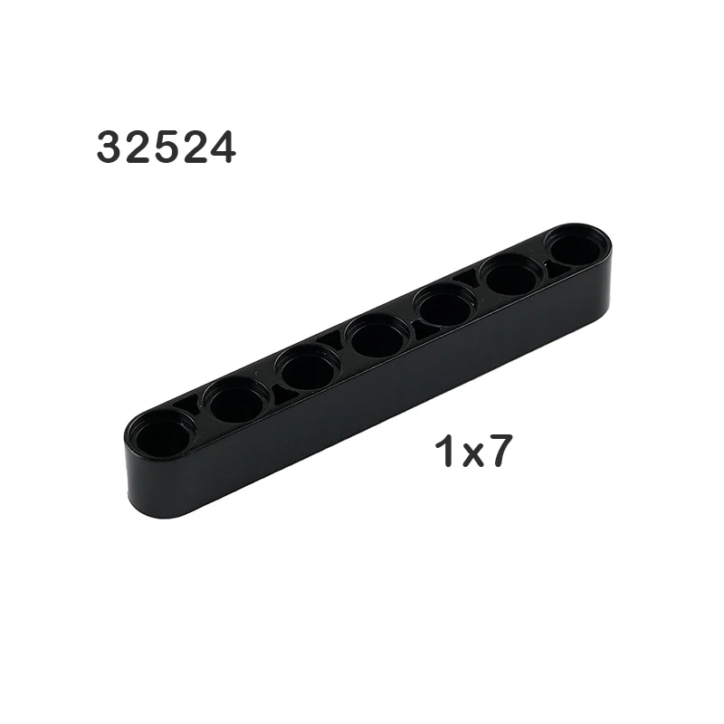 50 قطعة MOC بنة الأجزاء الفنية شعاع ذراع الرفع مع ملحقات ثقب استبدال جزء متوافق 32525 2477 60484 41239 43857