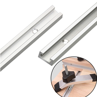 T Track Woodworking with Predrilled Mounting Holes T-slot Miter Track Jig for T Screw Fixture Slot, Table Saw Router Table DIY
