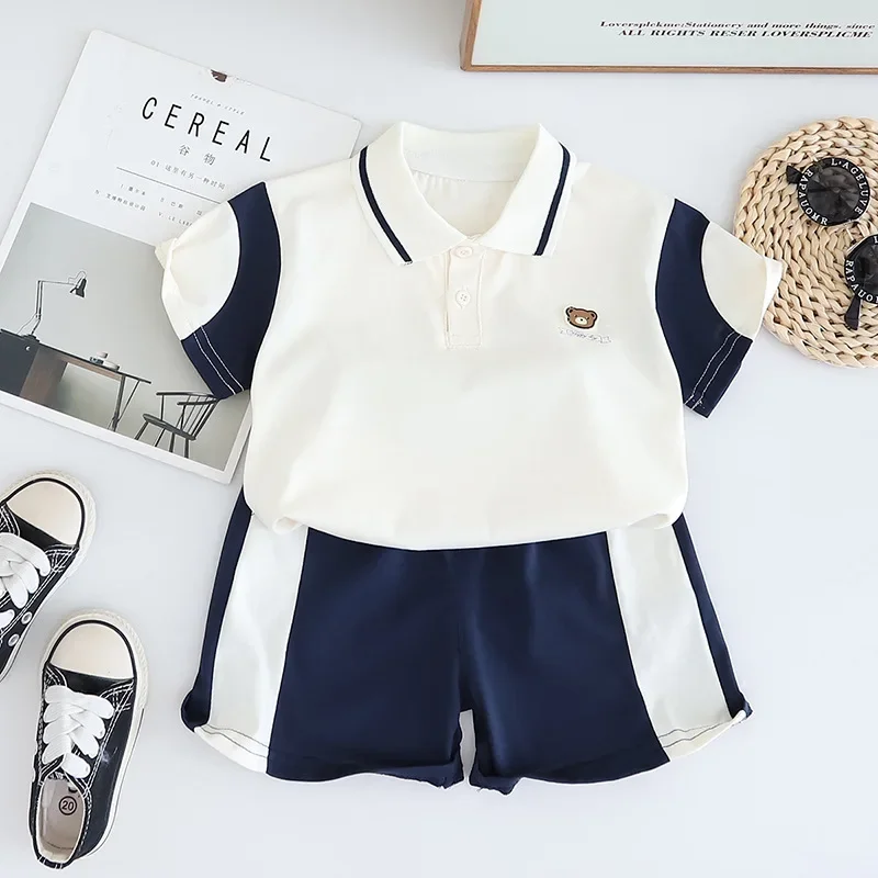 

New Summer Baby Clothes Set Children T-Shirt Shorts 2Pcs/Sets Kids Boys Clothing Suit Infant Fashion Outfits Toddler Tracksuits