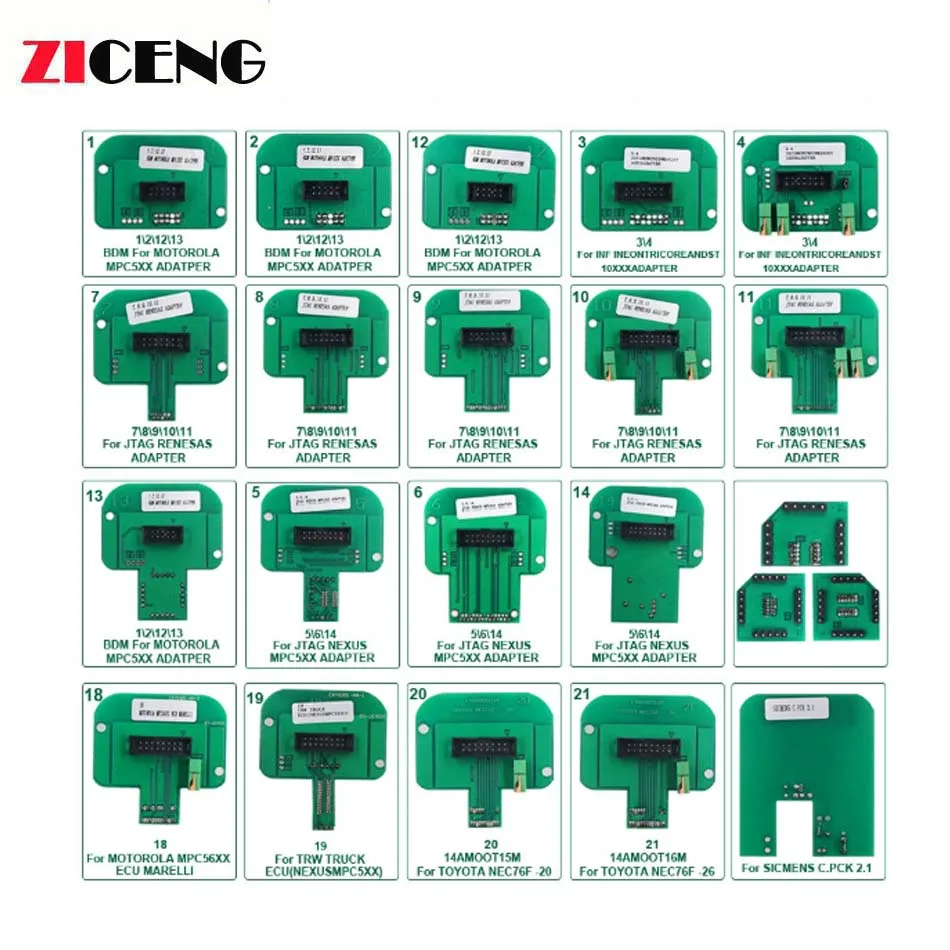 22pcs-pcb-board-kit-for-ktag-kess-fgtech-bdm100-dimsport-bdm-probe-adapters-22-bdm-frame-ecu-ramp-chip-tuning-programming-tool