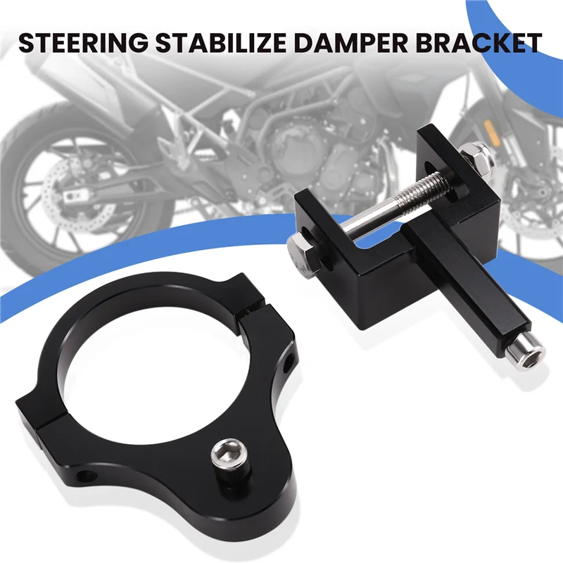 

N26R-Motorcycles Steering Stabilize Damper Bracket Mount Kit For TIGER 900 GT For TIGER900 RALLY For Tiger 850