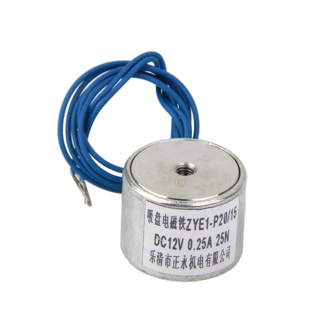 Holding Electromagnet Compact Lifting Solenoid Assembly Automation Magnet for Sorting Machine Robot Arm