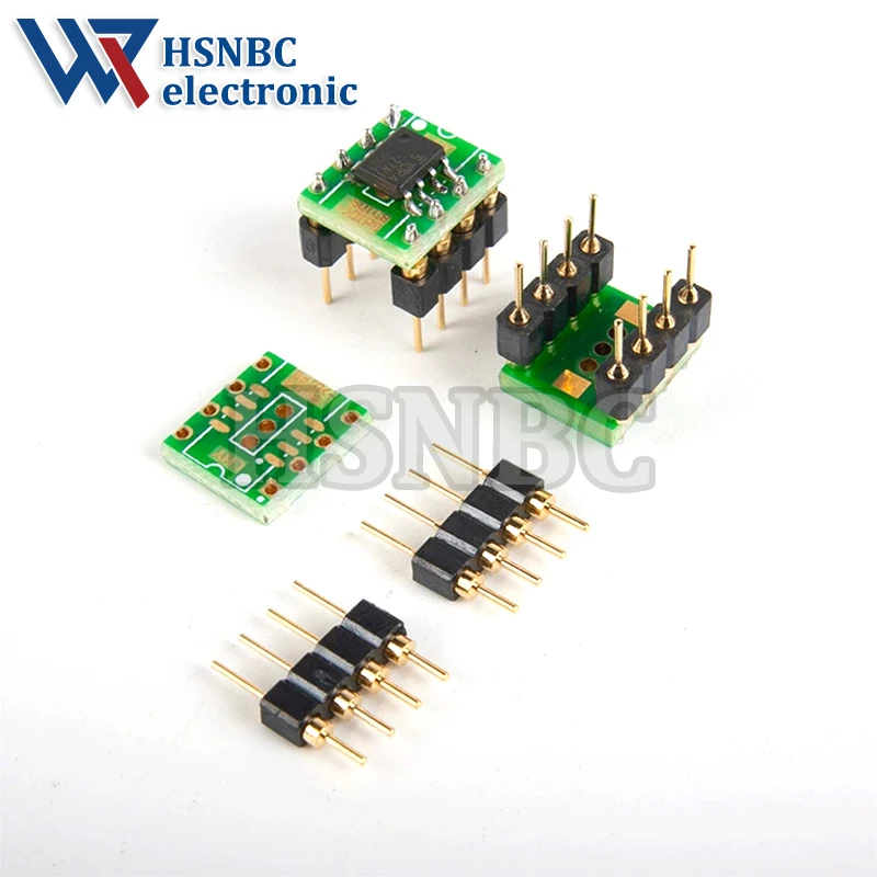 10 Set(20 Pins and 10 Conversion Boards)/Lot Converter Board (SOIC-8 Convert DIP-8) 100% Brand New Original In Stock