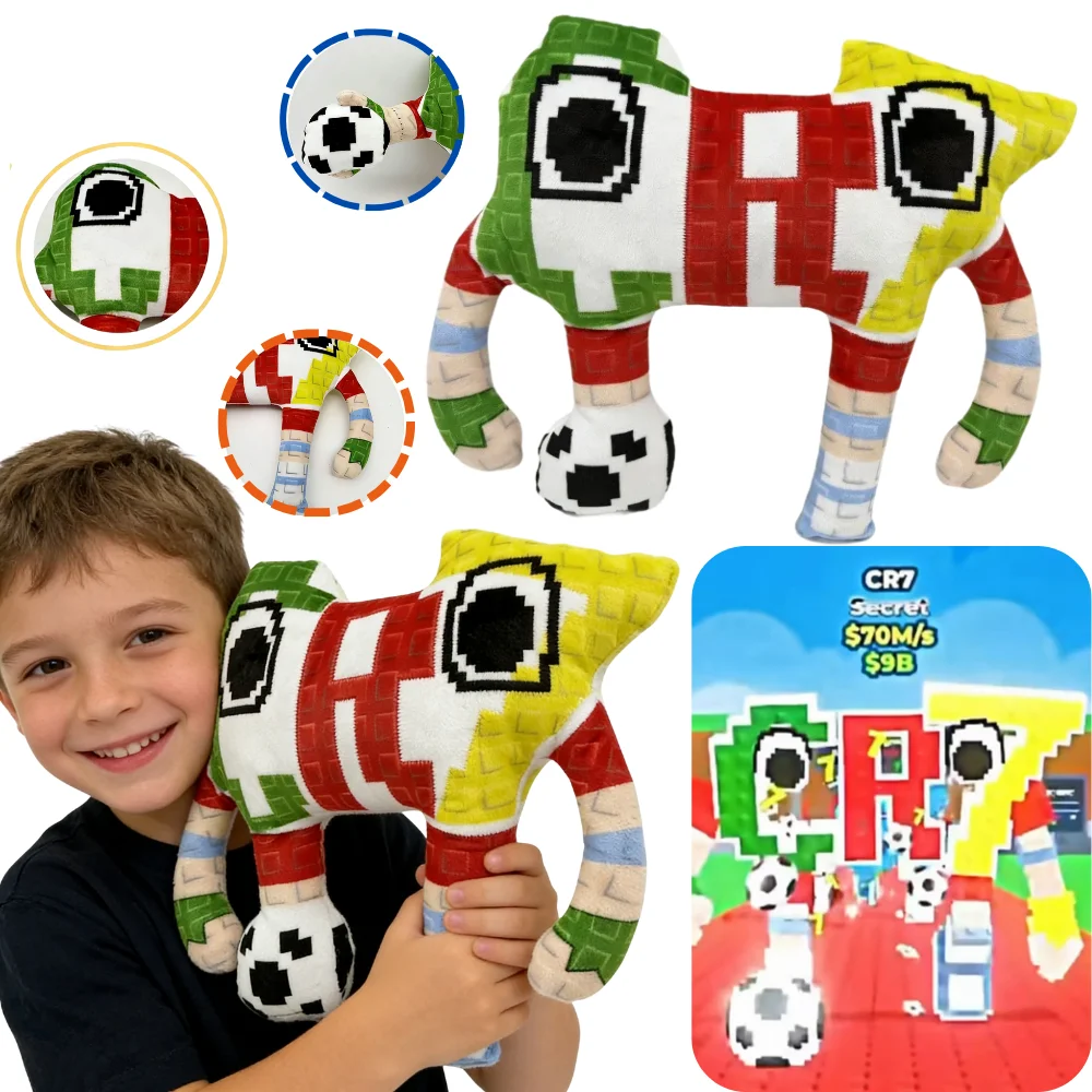

ГОРЯЧАЯ 2026 Новая праздничная плюшевая футбольная кукла Brainrot CR7, милая аниме-периферия, игрушка на день рождения, НОВЫЙ год, подарок на день Святого Валентина