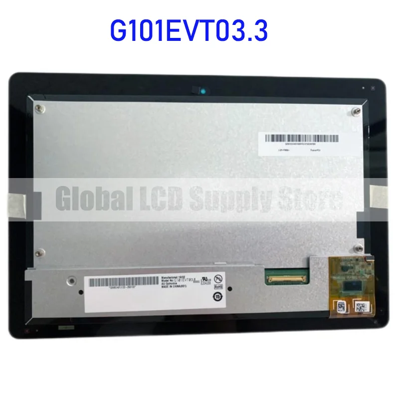 G101EVT03.3 10.1 Inch 1280*800 TFT LCD Display Screen Panel Original for Auo WLED Backlight 40 Pins Brand New 100% Tested