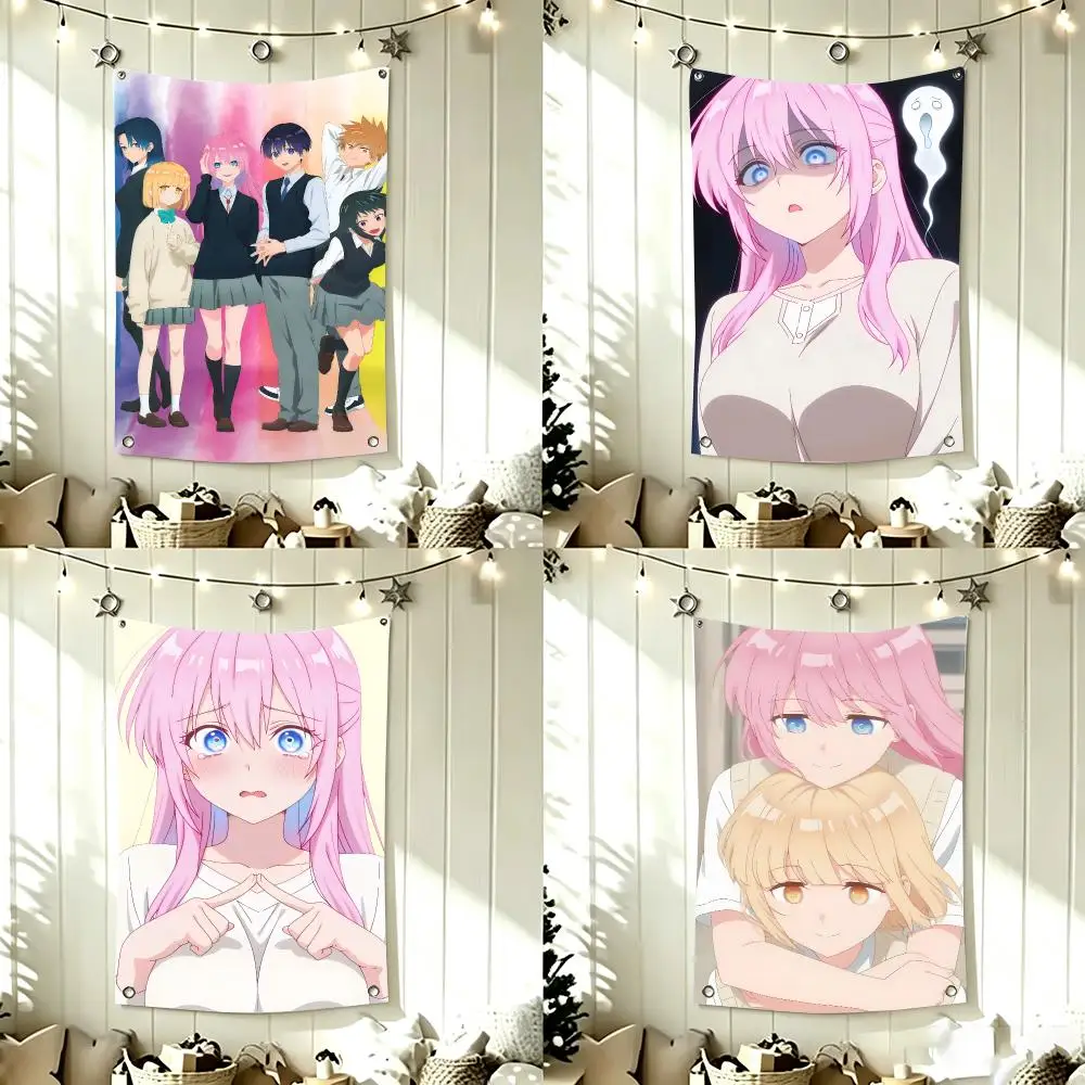 Romance Anime S-Shikimoris Not Just a Cutie Flags Home Decor Wall Hanging Vertical Flags Indoor Outdoor