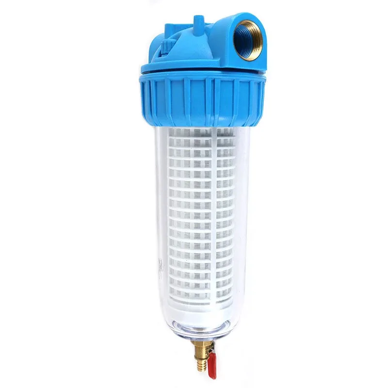 

10-Inch Transparent Backwash Water Purifier Pre-Filter Livestock Farm High-Pressure Cleaning Machine Exhaust Filter