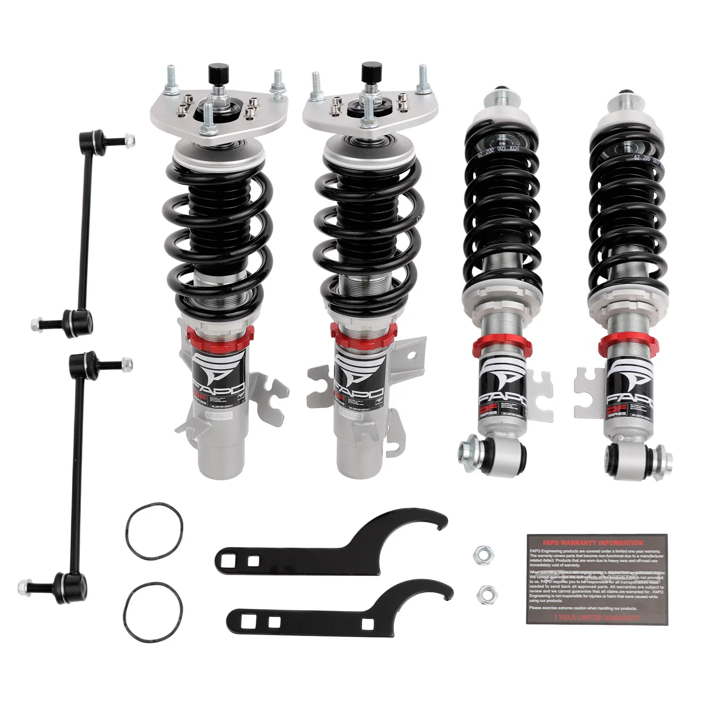 

Hot Sale FAPO PF016620 Mini Cooper/Hatch 2nd Gen R55/R56 2006-2013 Mono-tube Coilovers Suspension Lowering Kits Shock Absorber