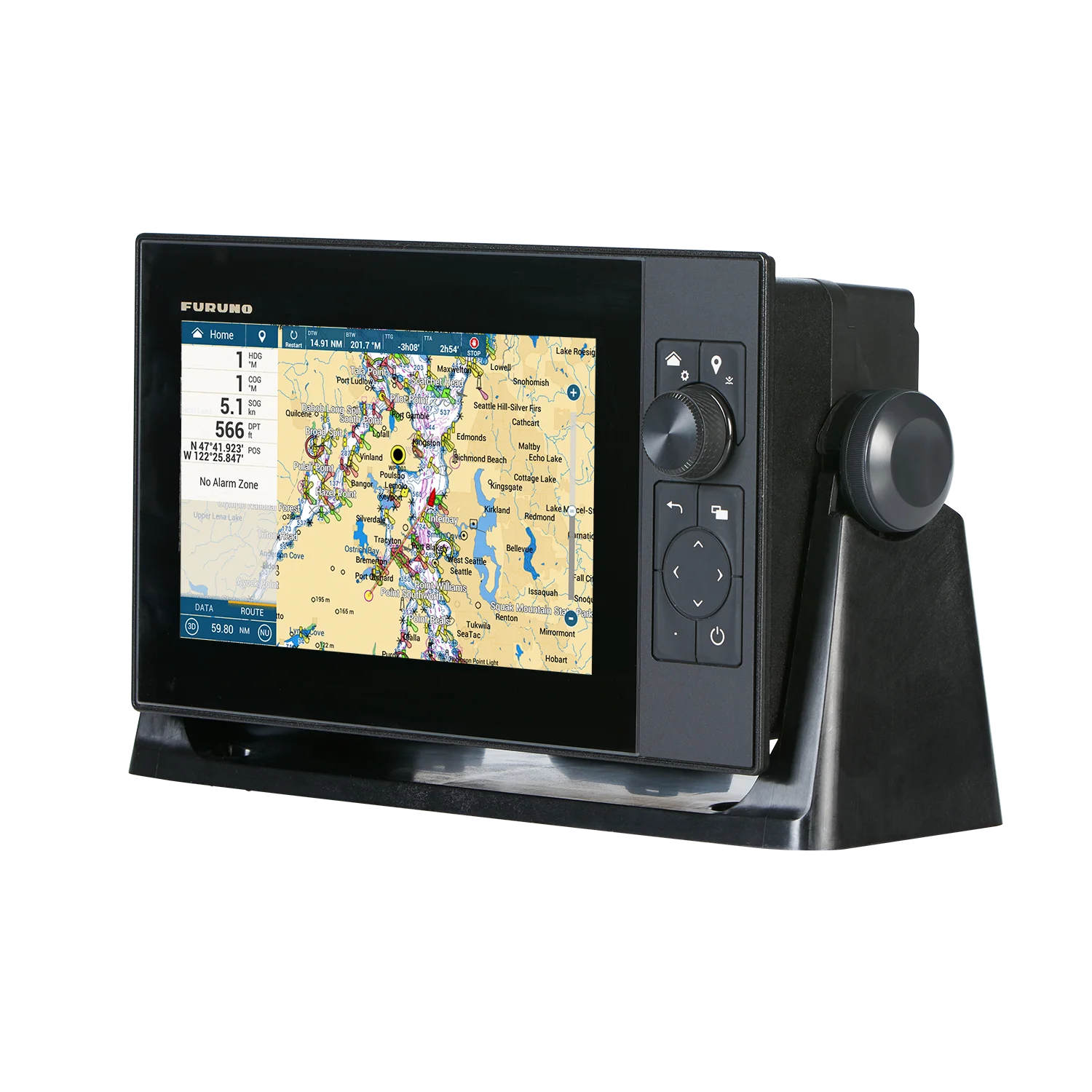 Original New TZT9F Chart Plotter Hybrid Control IPS Display