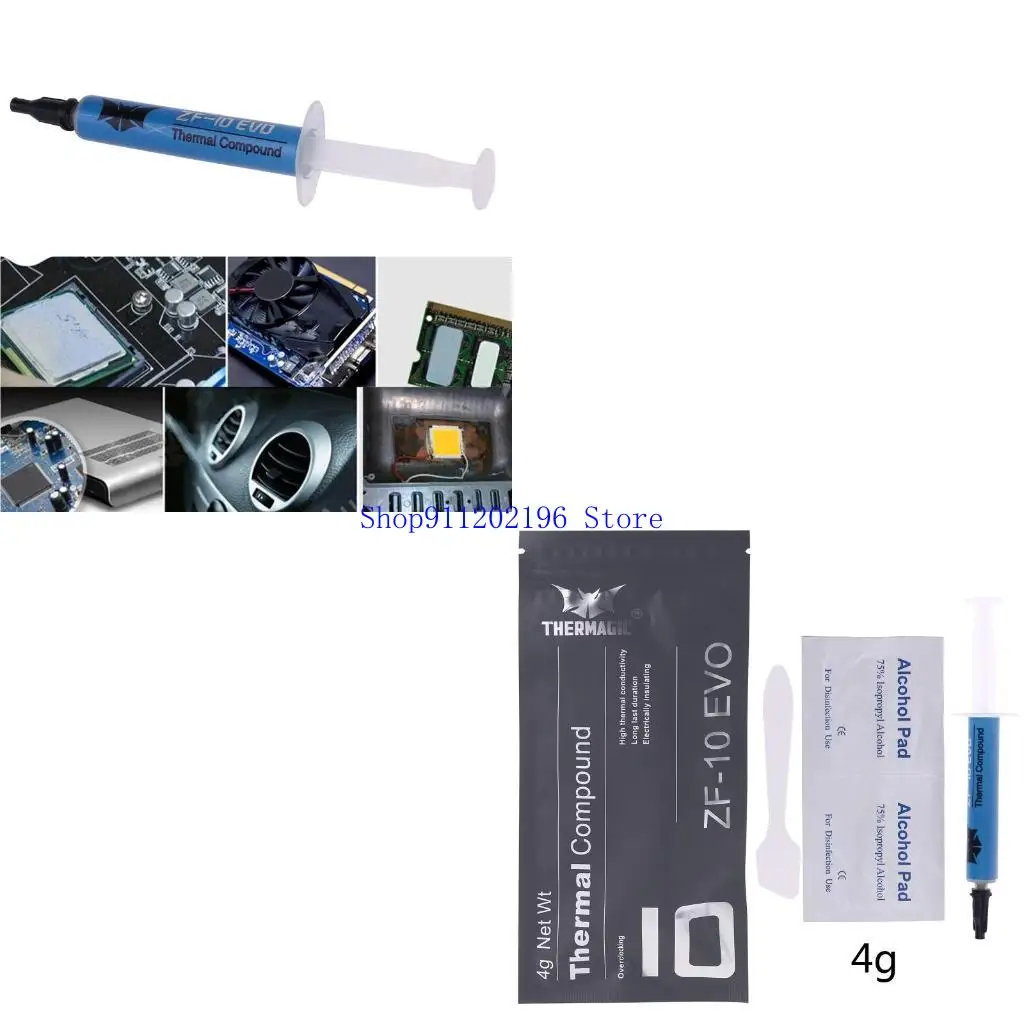 

P82A ZF-10 Syzre CPU CPU Паста с жира высокая производительность 10,8 Вт/M-K Паста радиатора