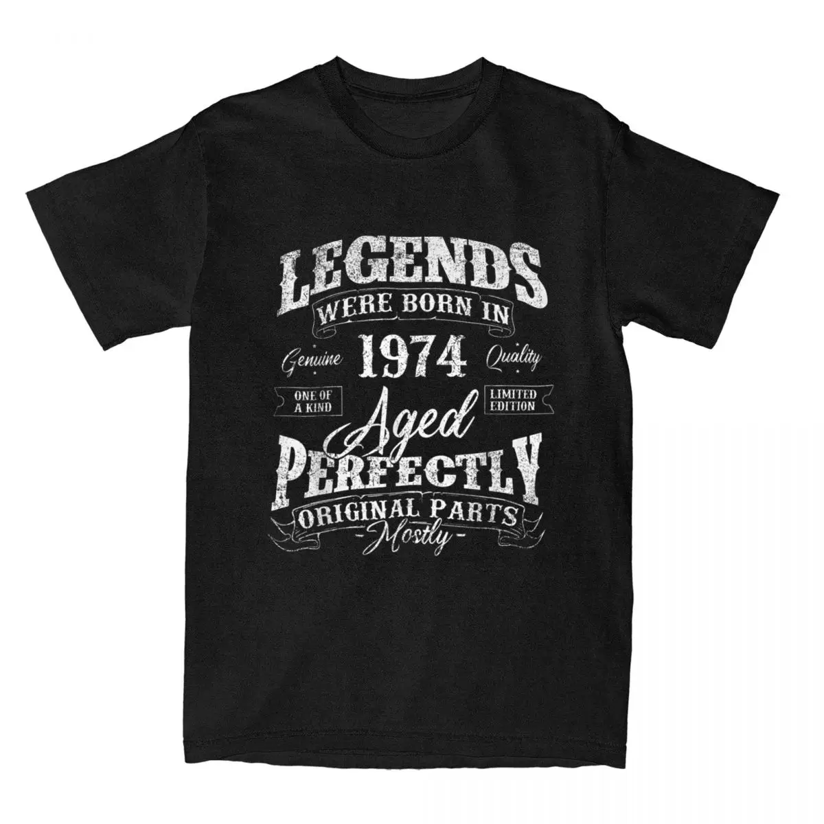 Men's Legends Were Born In 1944 1954 1964 1974 1984 1994 Year Of Birth Birthday T Shirt Cotton Clothes Novelty Tees T-Shirt