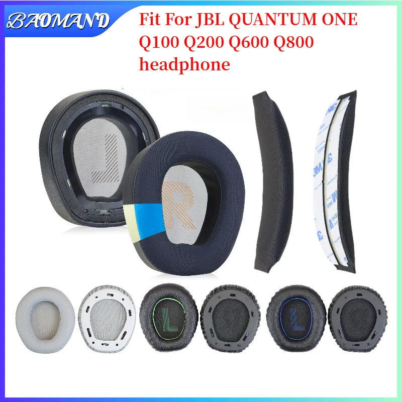 

Replacement Earpads for JBL QUANTUM ONE Q100 Q200 Q600 Q800 Headset Headphones Leather Sleeve Earphone Earmuff