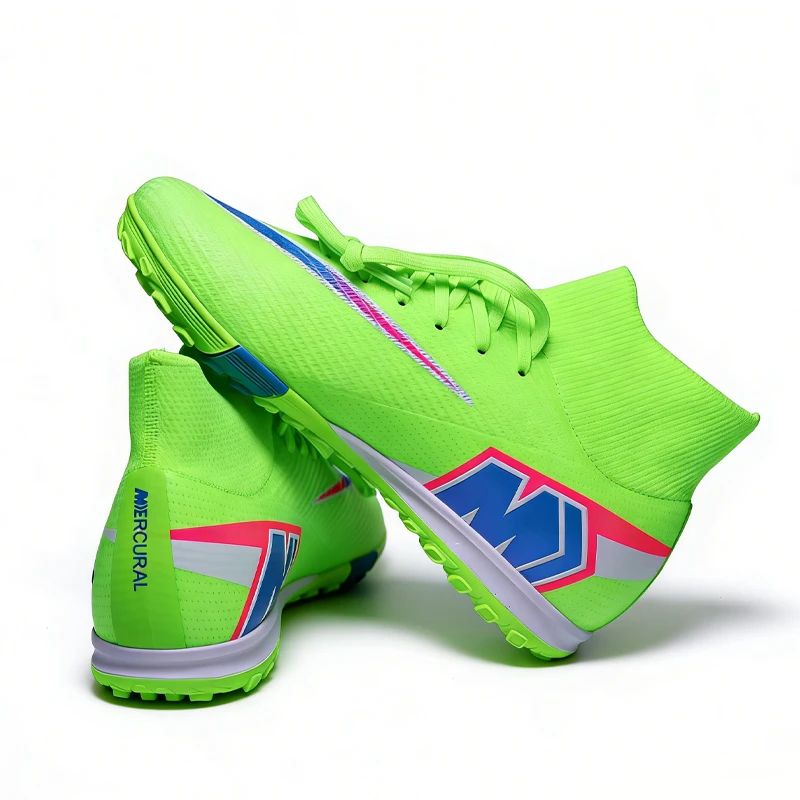 Zapatos de Fútbol para Hombre 999Y de Alta Calidad, Zapatillas de Entrenamiento TF/FG para Exteriores, Antideslizantes, para Césped Artificial, Chuteira Campo