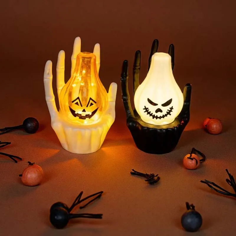 Halloween Pumpkin Ghost Light 6