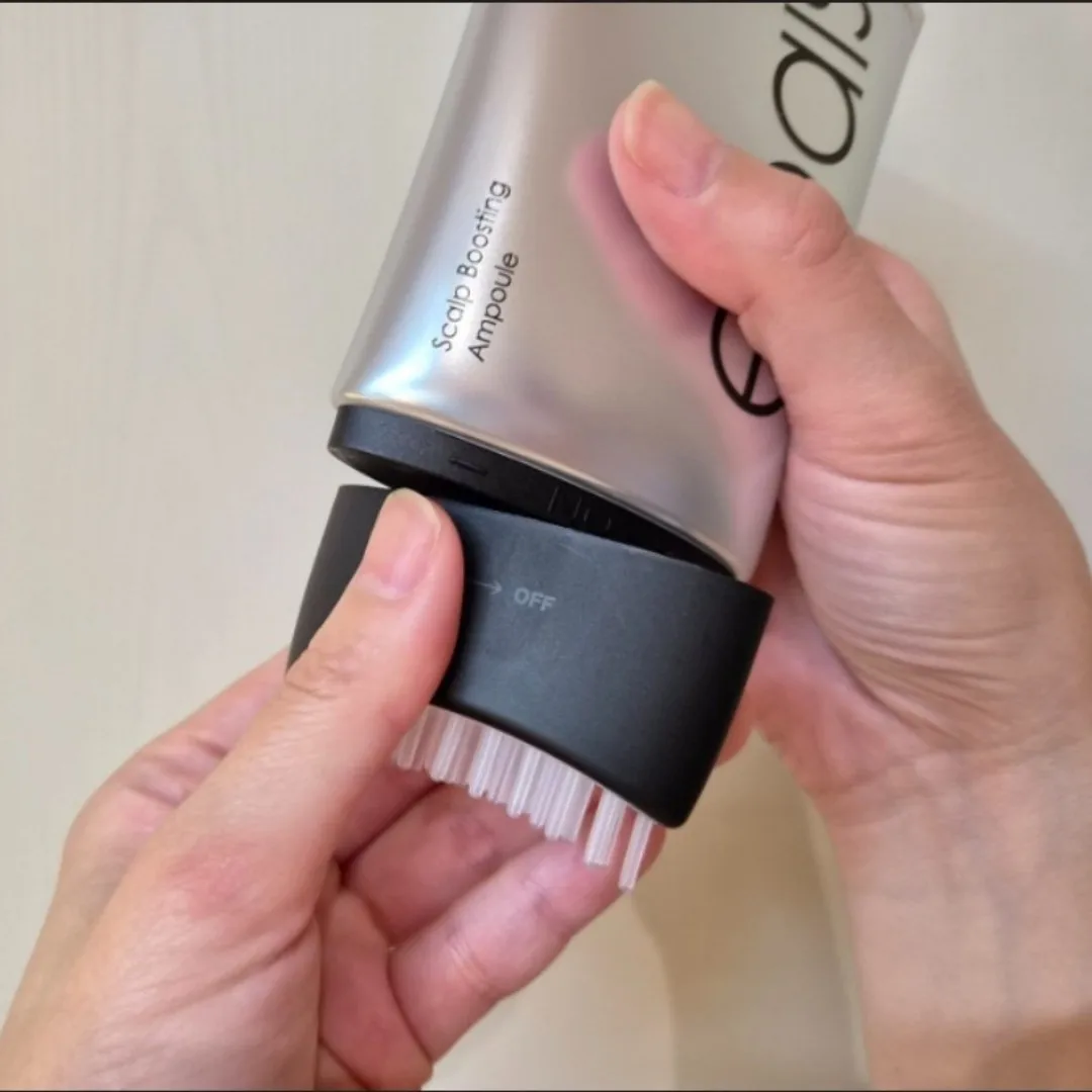 Scalp Boosting Ampoule Essence 150ml With Rotating Massage Comb Improve Scalp Condition Strengthen Hair Root Hair Care Serum