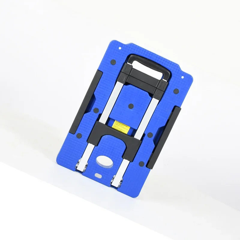 

Folding portable trolley pulling truck trolley shopping shopping food handling load king flat trolley