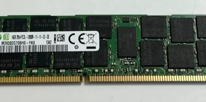 For 16G DDR3 1600REG ECC server   2RX4 PC3-12800R   M393B2G70BH0-YK0