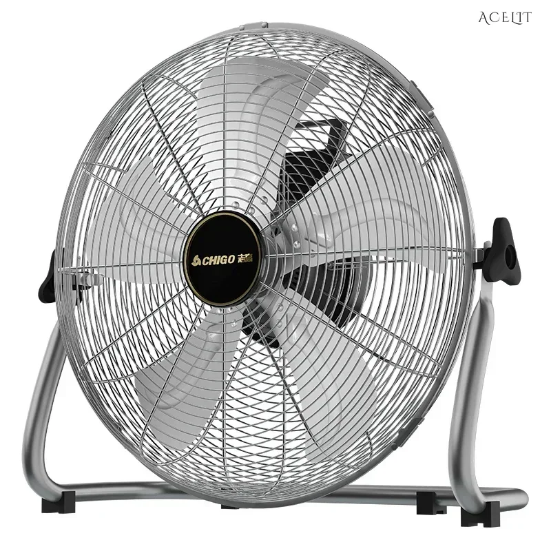 Strong electric floor fan. Household/commercial. Desktop or floor use. Also suitable for construction site Strong wind