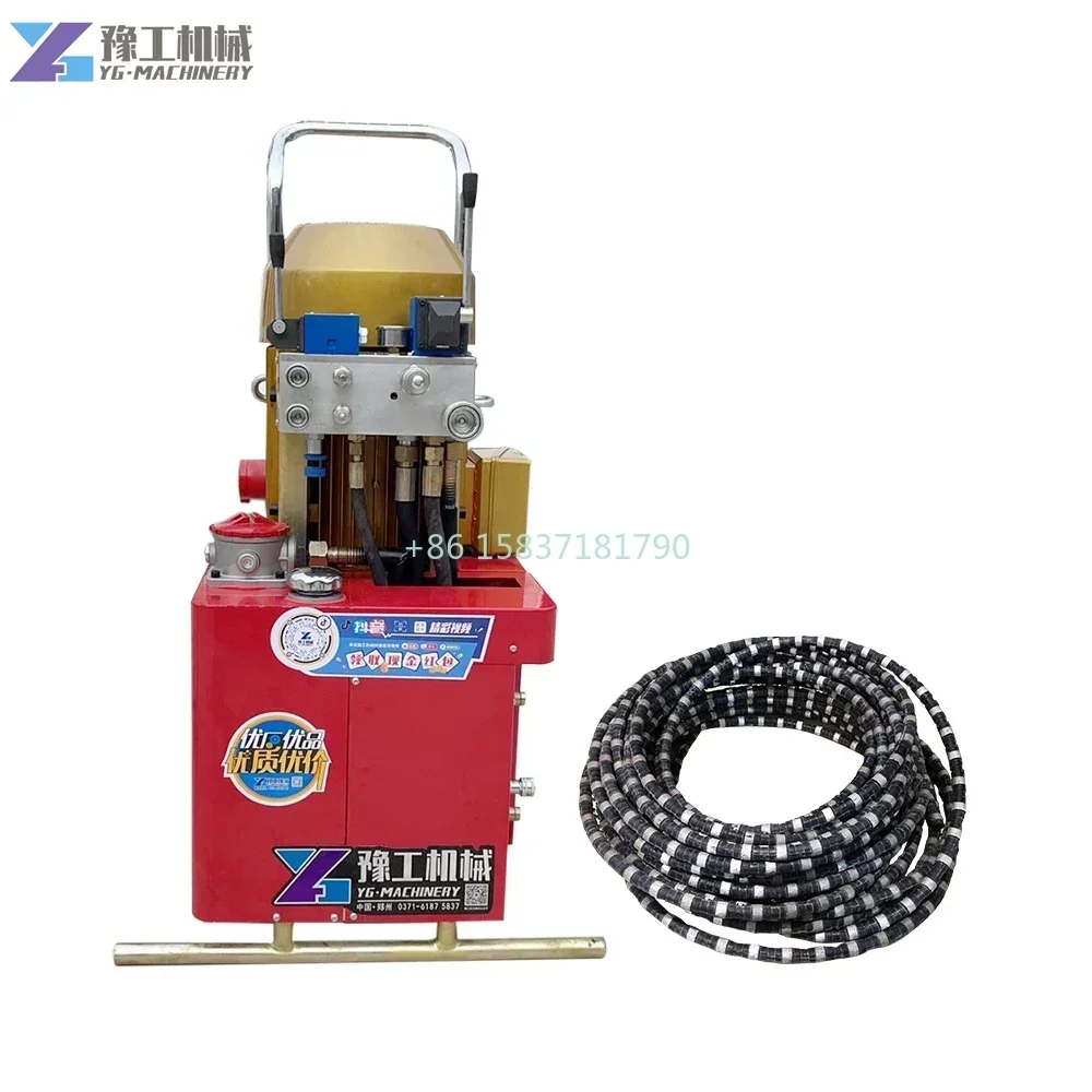 Stone Diamond Hydraulic Wire Saw Machine High Speed Concrete Brick Cutting and Breaking Wire Saw Splitter Machine for Singapore