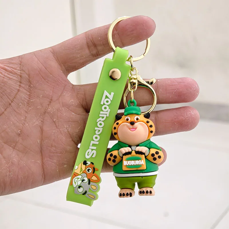 لطيف Zootopia المفاتيح شخصية كرتونية جودي نيك رئيس بوجو كيرينغ معلقة الأزواج حقيبة الديكور مهرجان هدية