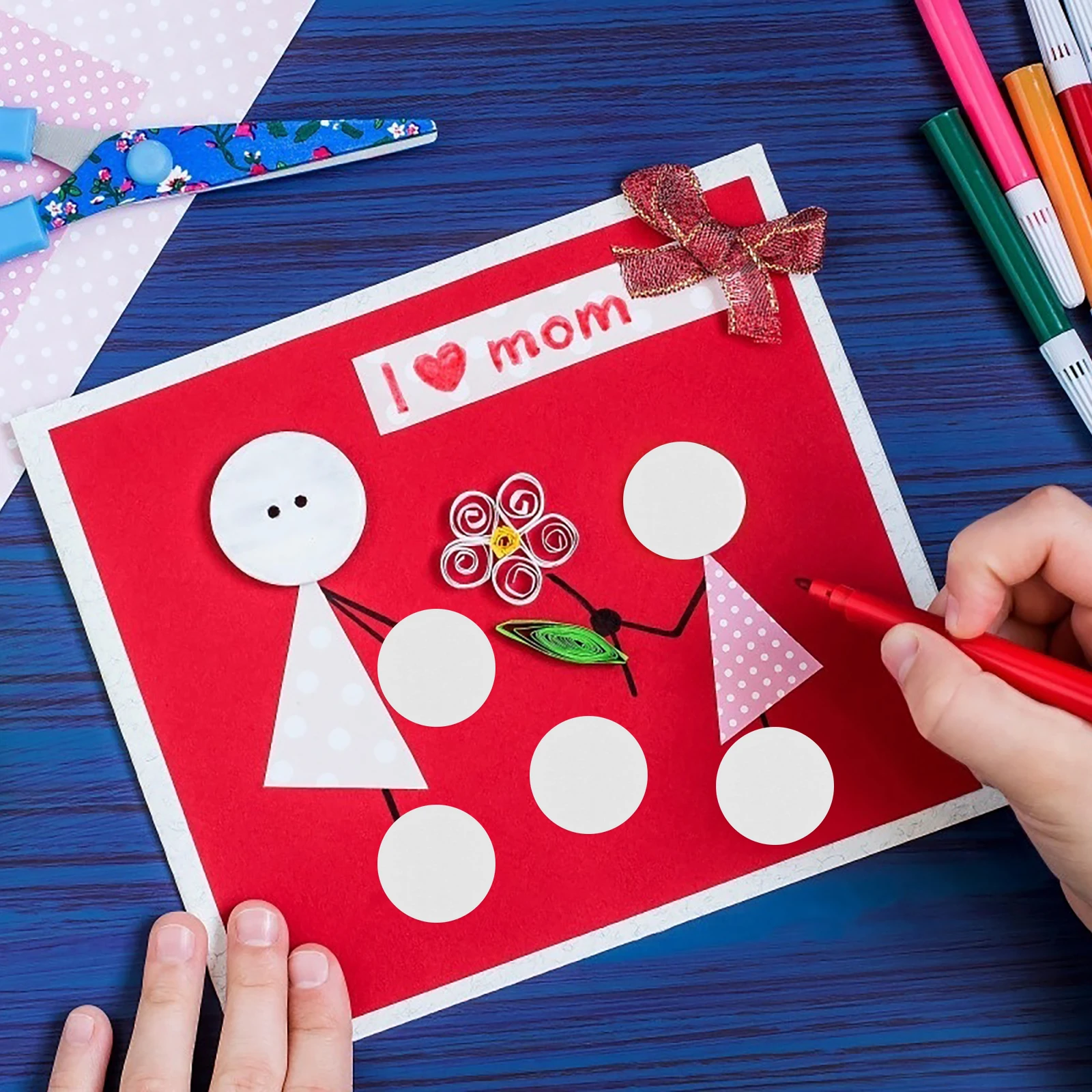 

300Pcs Double Sided Acrylic Dot Sticker Clear Strong Adhesive No Trace Sticky Round Dots for Home Office Decoration Fixing