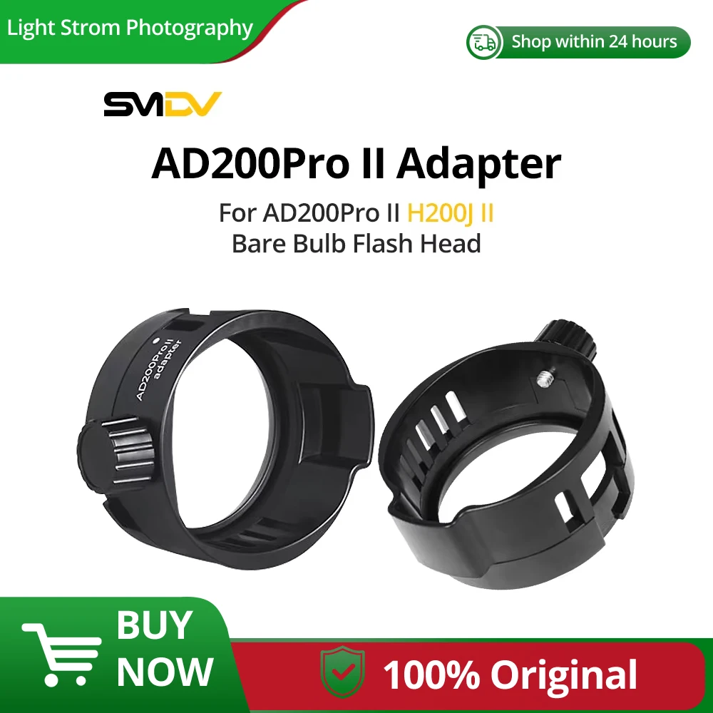 Adattatore flash SMDV AD200ProIl per testa flash a lampadina nuda AD200Pro Il H200J II