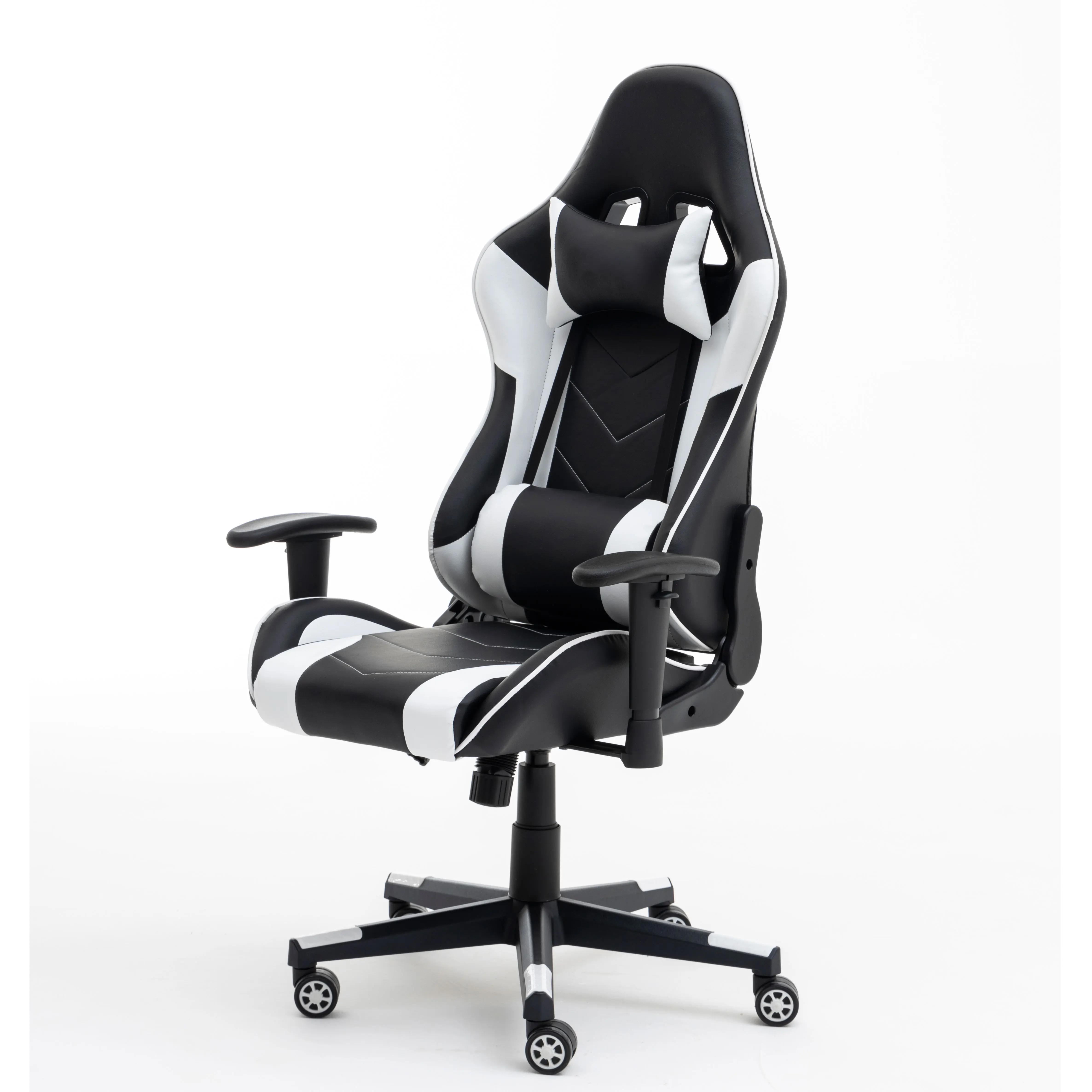 Simple Adjustable Swivel Ergonomic Computers Chair Leather Esports Racing Gaming Armchair