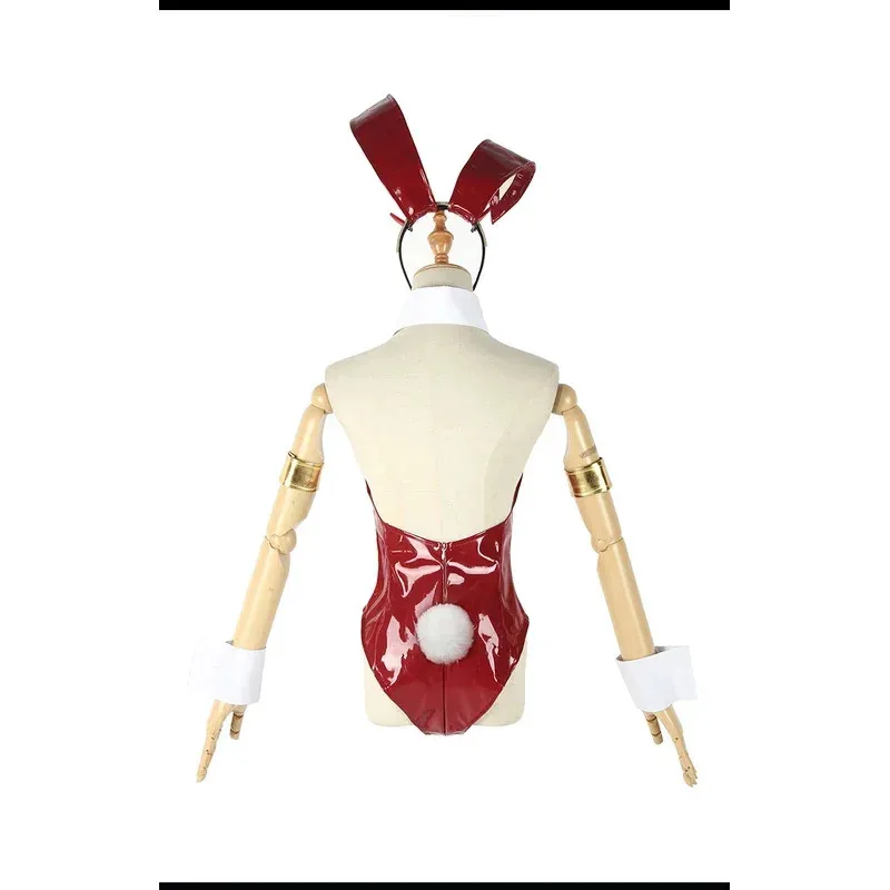 111 www حبيبي في فرانكس صفر اثنين الأرنب فتاة أنيمي تأثيري حلي 02 مثير المرأة بذلة بدلة جلدية حمراء حفلة الهالوين #5