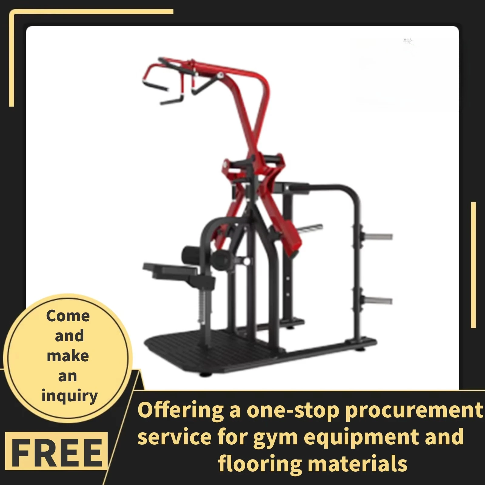 Gym machine back trainer strength workout back muscle machine scissors high pull