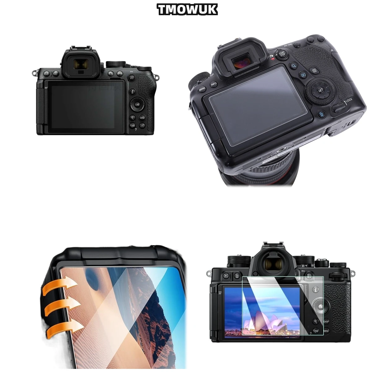 

For Nikon Z50 LCD Screen Guard 9H Hardness Tempered Glass HD Clear Anti-Scratch Bubble-Free Film.