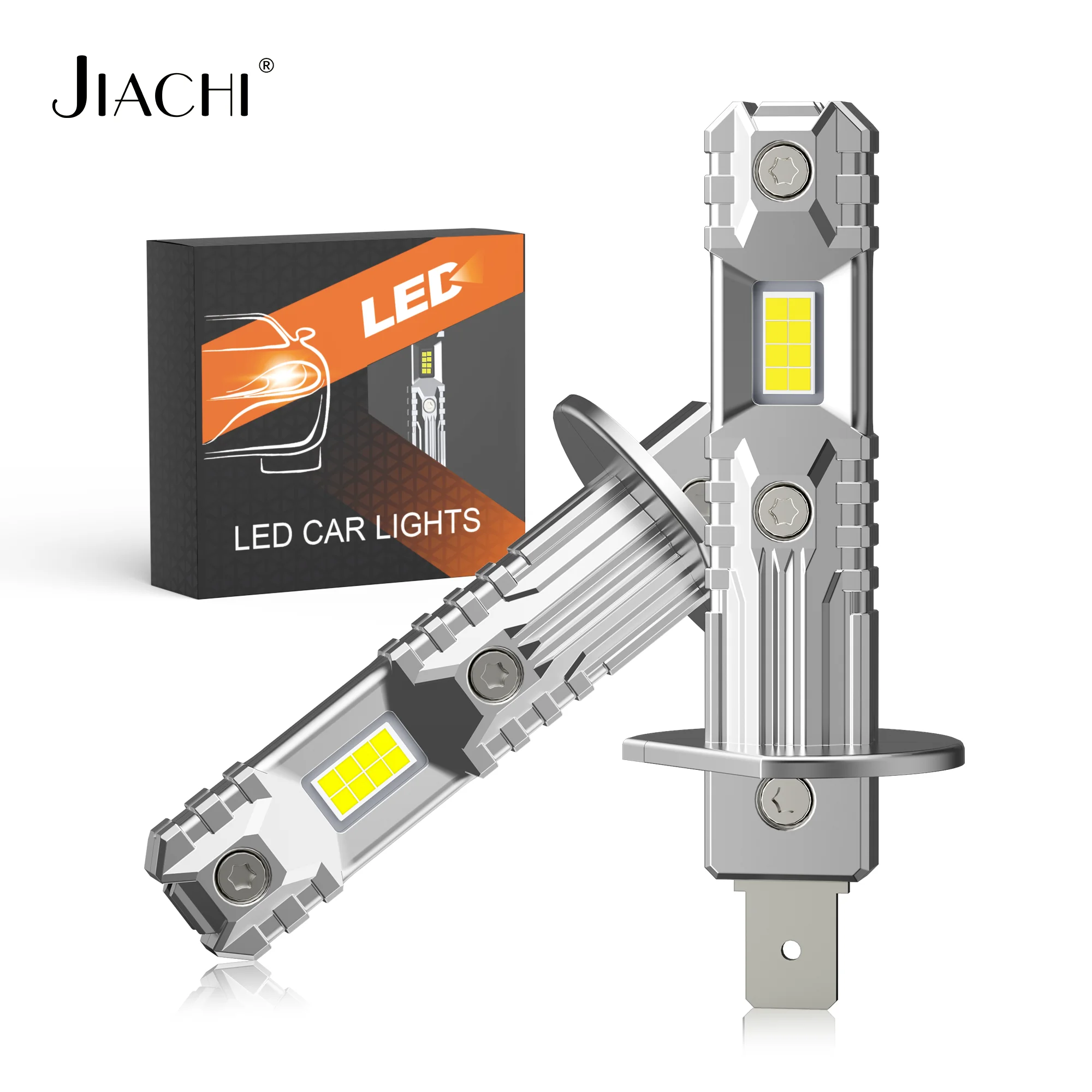 Jiachi 2PCS 35W 3500LM H1 LED Lamps 6000K H1 Led Fog Light Bulb Design Wireless For Car CSP DRL 7035 Chip 12V