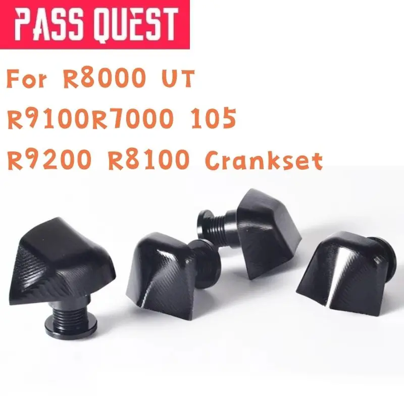 Pass Quest Crankset Screws Chainring Bolts For R8000 UT R9100 R7000 105 Crankset  Alloy 7075 Chainwheel Screws NutsBicycle Parts