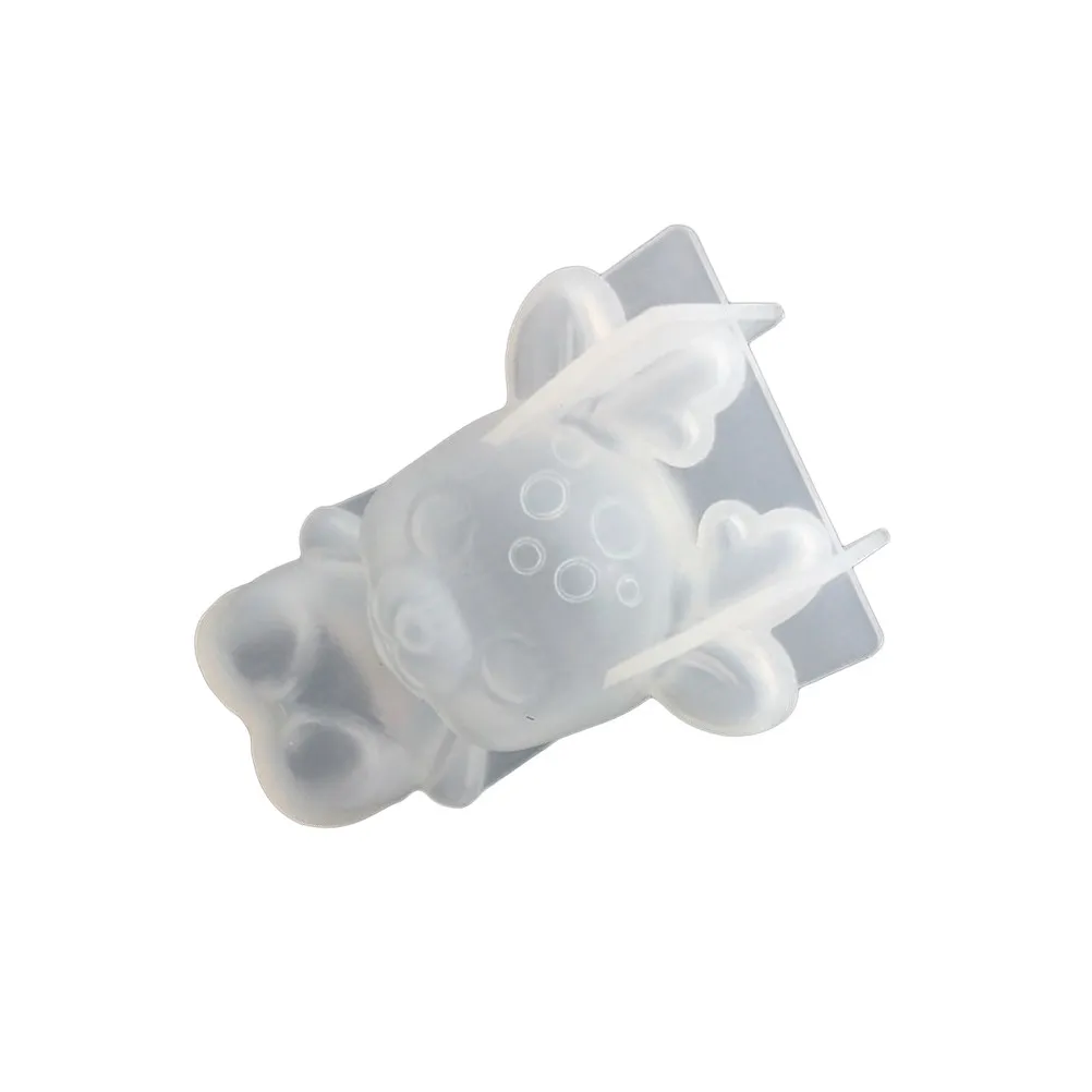 

1pc Christmas Deer Mold 3D Silicone Epoxy Molds For Diy Crafts Resin Art Jewelry Making Handmade Accessories Unique Cartoon