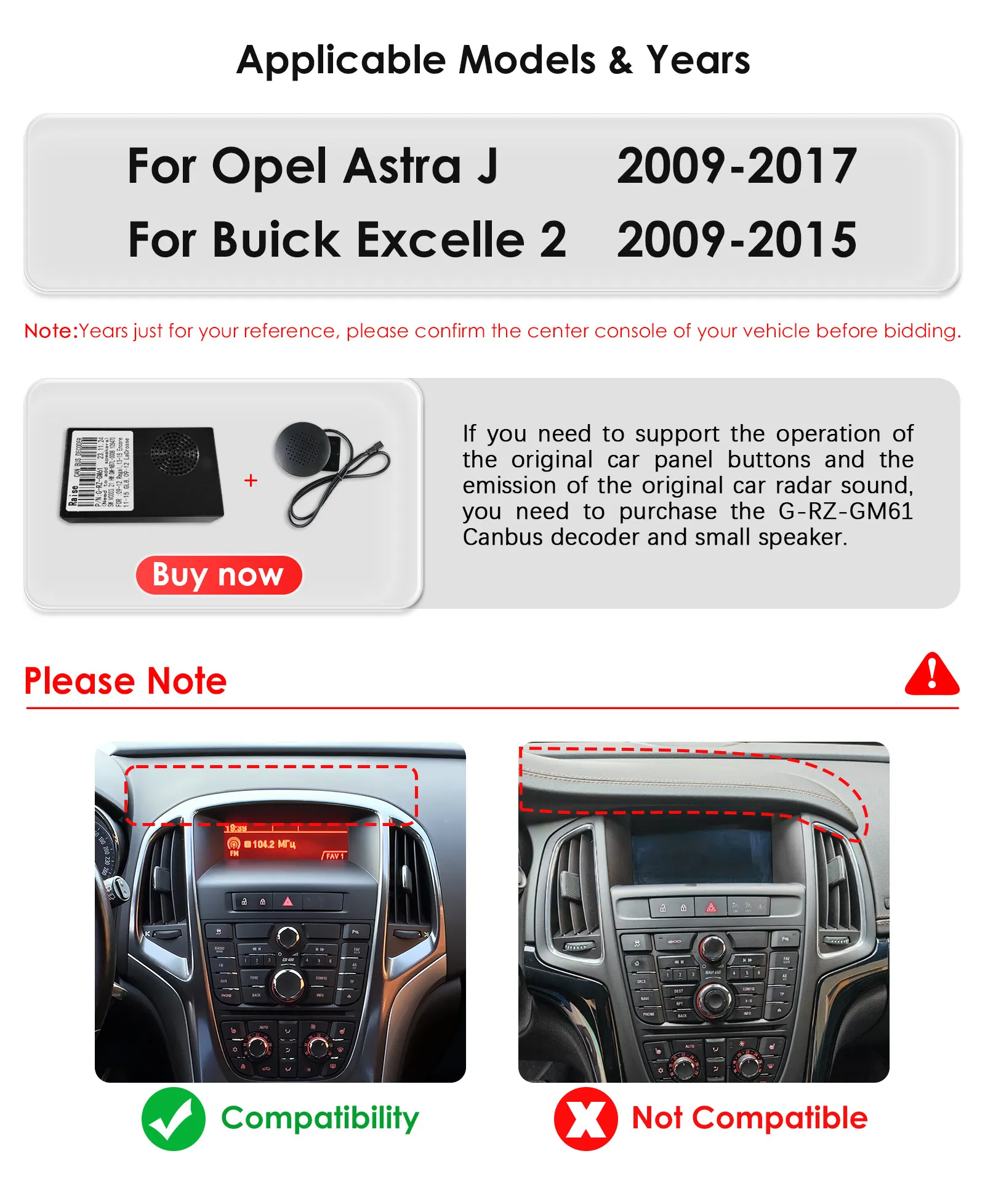 Hizpo Autoradio für opel astra j 2013-2017 buick excelle 2 2013-2018 Multimedia-Player navi gps Stereo Carplay Android Auto WiFi – Detail 6