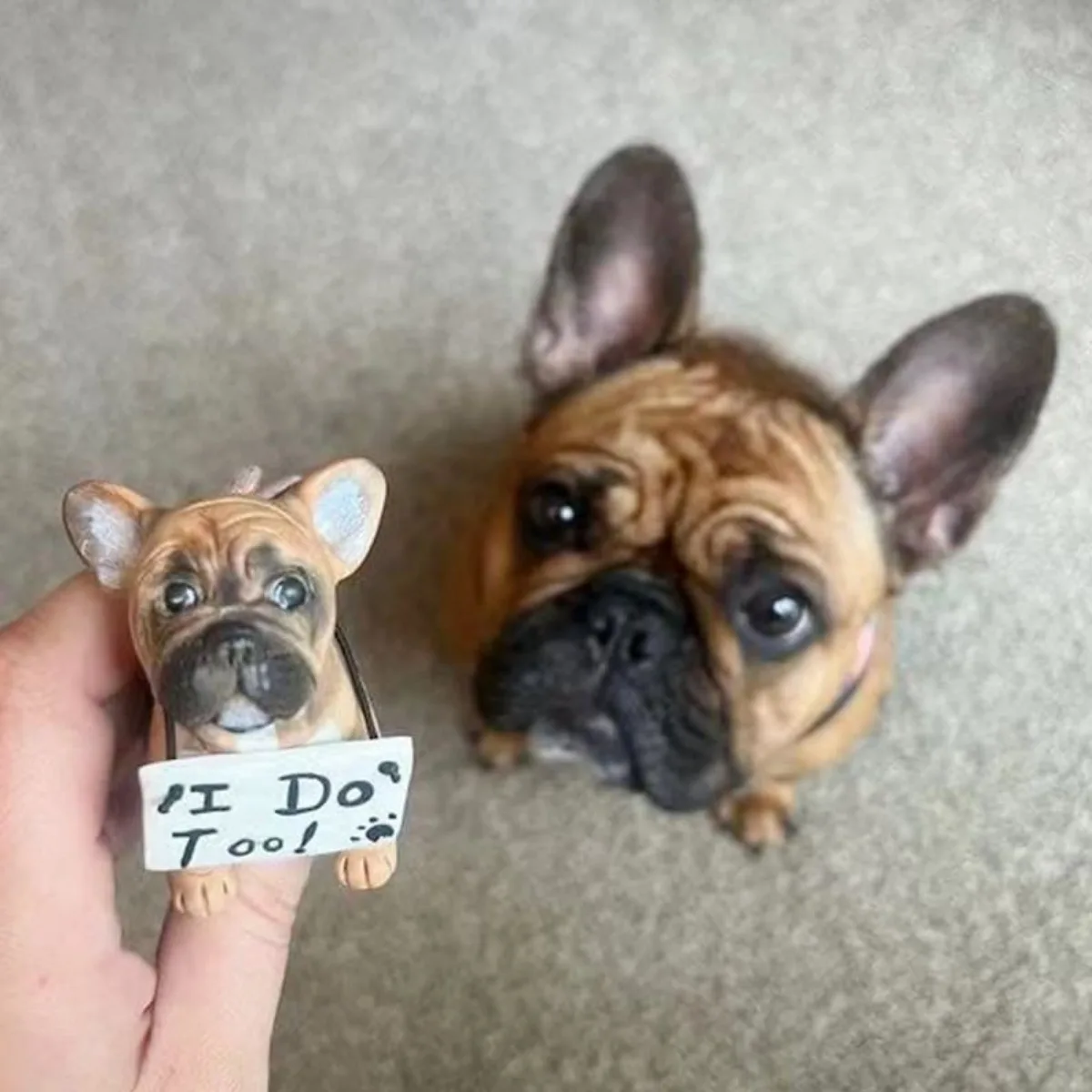 

Фигурка-бобблхед с индивидуальным фото, ручная работа из глины, персонализированный подарок для парня, девушки, на годовщину, свадьбу