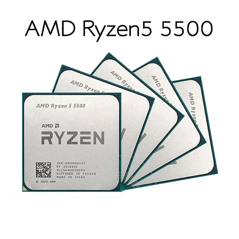 AMD Ryzen 5 5500 6 Cores 12 Threads 4.2GHz Desktop computer processor with AM4 Socket CPU