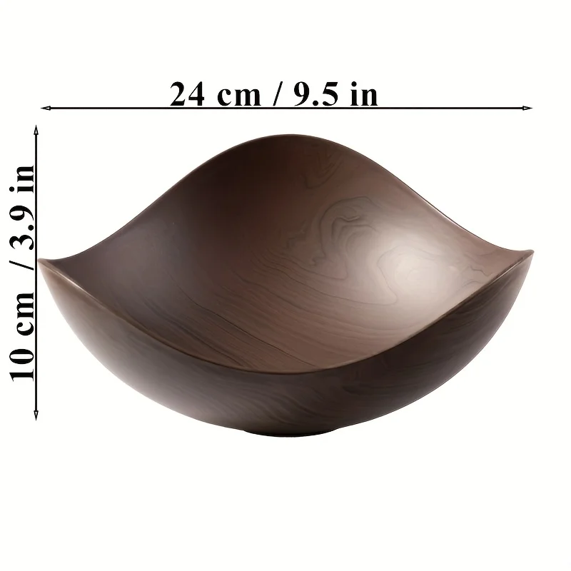 Wood Grain Serving Bowl 4