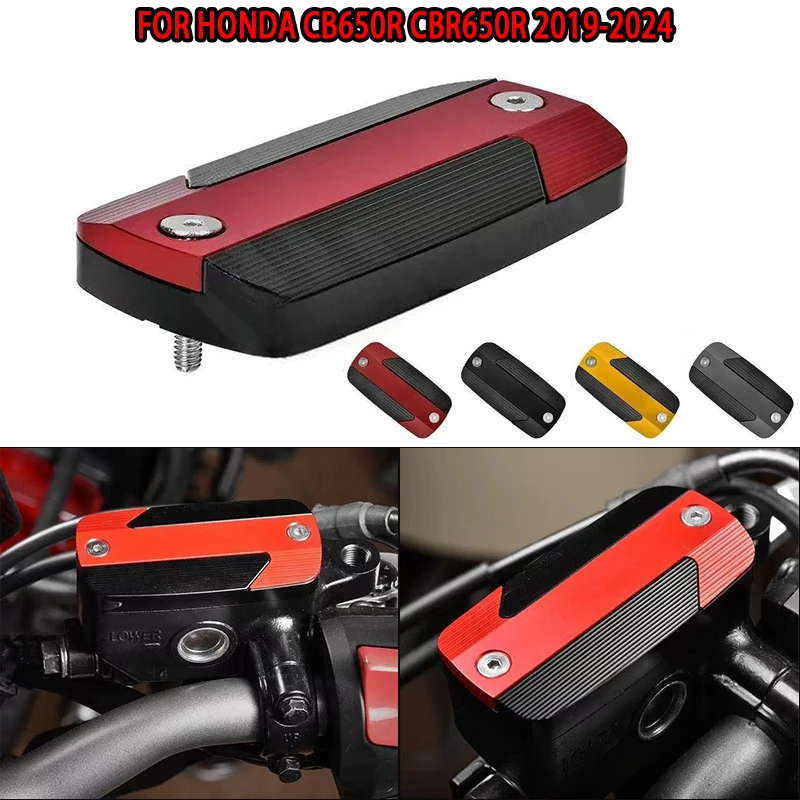

Motorcycle For Honda CB650R CBR650R CBR 650R CB 650 R 2019-2023 2024 CNC Front Brake Reservoir Fluid Tank Oil Cup Cover