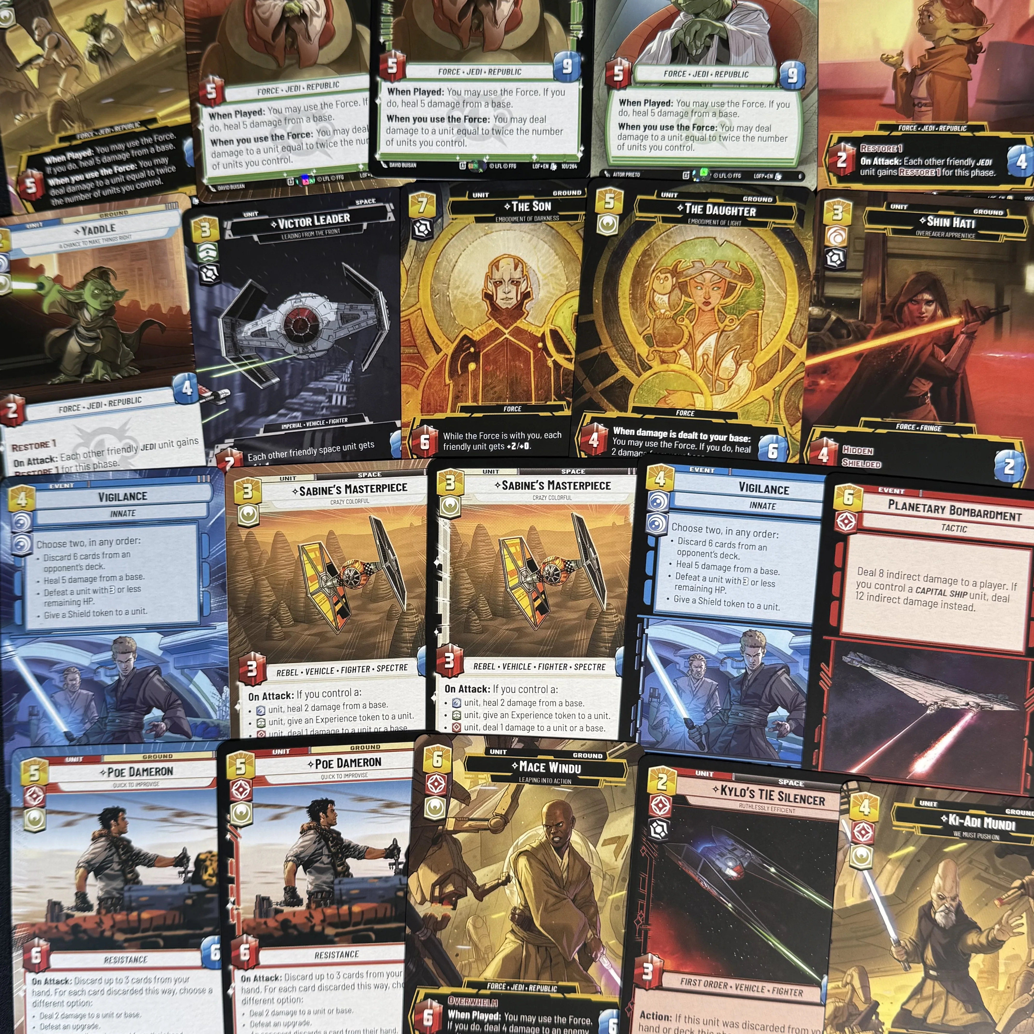 

SWUDB Proxy Cards Обычные карты Star Wars Unlimited SOR JTL SHD P25 Коллекционное издание Коллекция карт SWU Normal 4