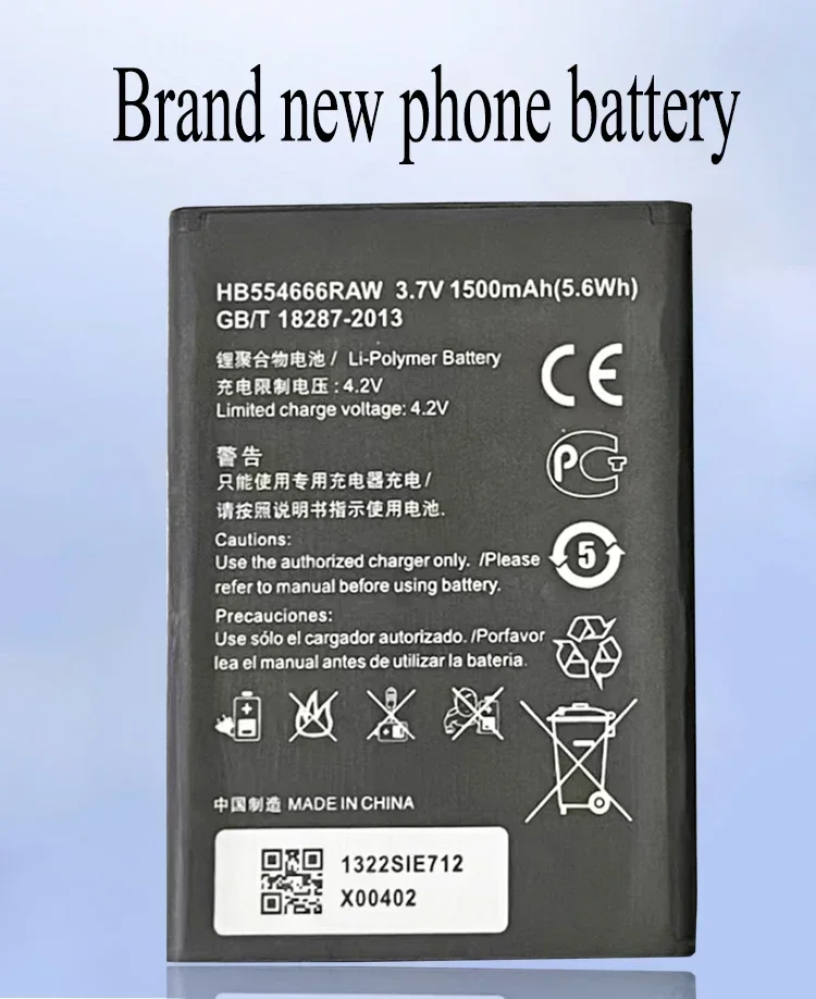 New 100% Orginal Huawei HB554666RAW 1780mAh Battery For HUAWEI 4G Lte WIFI Router E5372 E5373 E5375 EC5377 E5330 Batteries