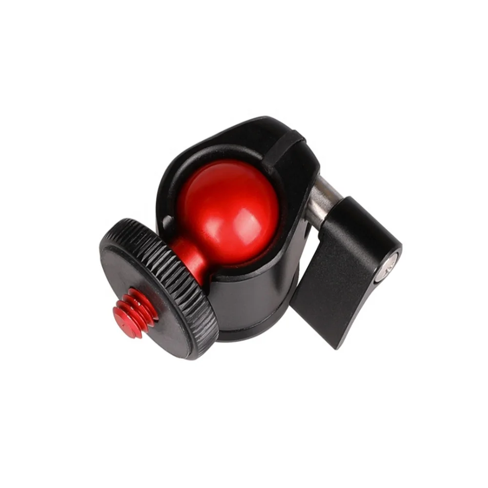 Popular Hot sell Mini Tripod Ball Head 360 Degrees Rotation Pan-tilt Head with Volume Locking Knob for DSLR Camera Dolly Slider