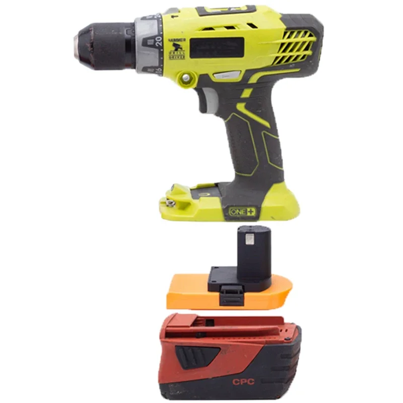 Imagem -05 - Adaptador de Bateria Conversor para Ryobi One Mais 18v Li-ion Bateria Adaptador Ferramentas Converter para Hilti 22v B22 Cpc