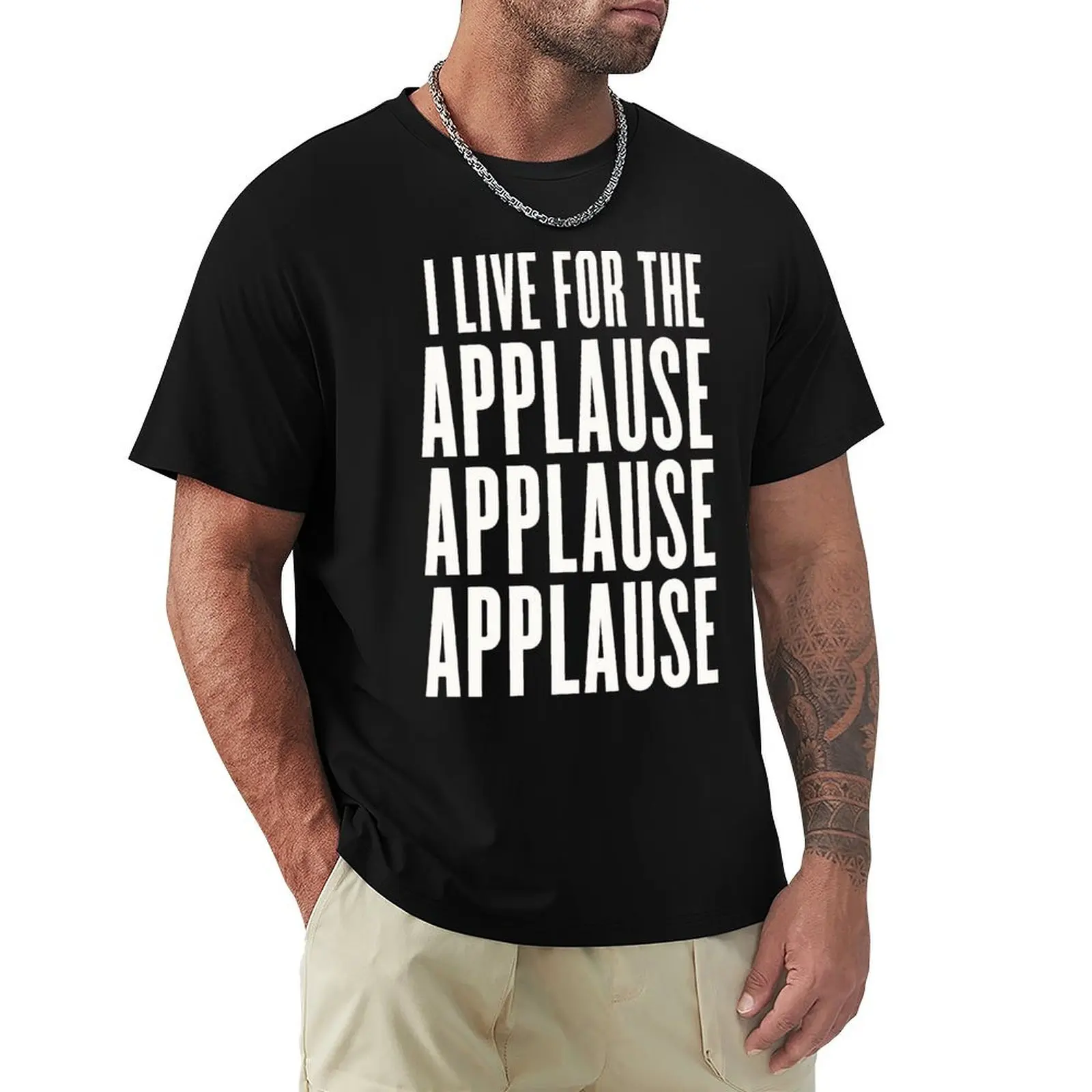 

Applause (II) T-Shirt Basic Solid Color Casual Tee Shirt