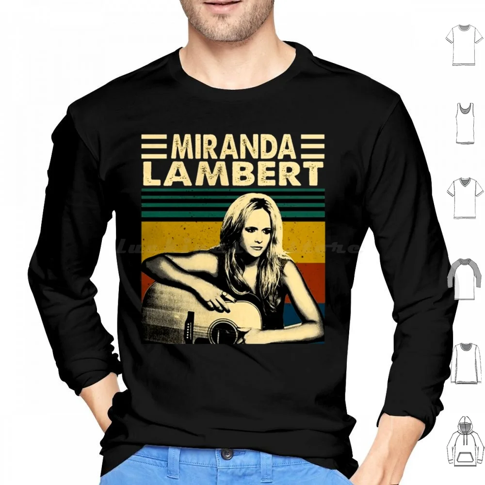Miranda Lambert Sudadera con capucha de algodón de manga larga Miranda Lambert Country Country Music Miranda Lambert Music Cowboy Country Lyrics