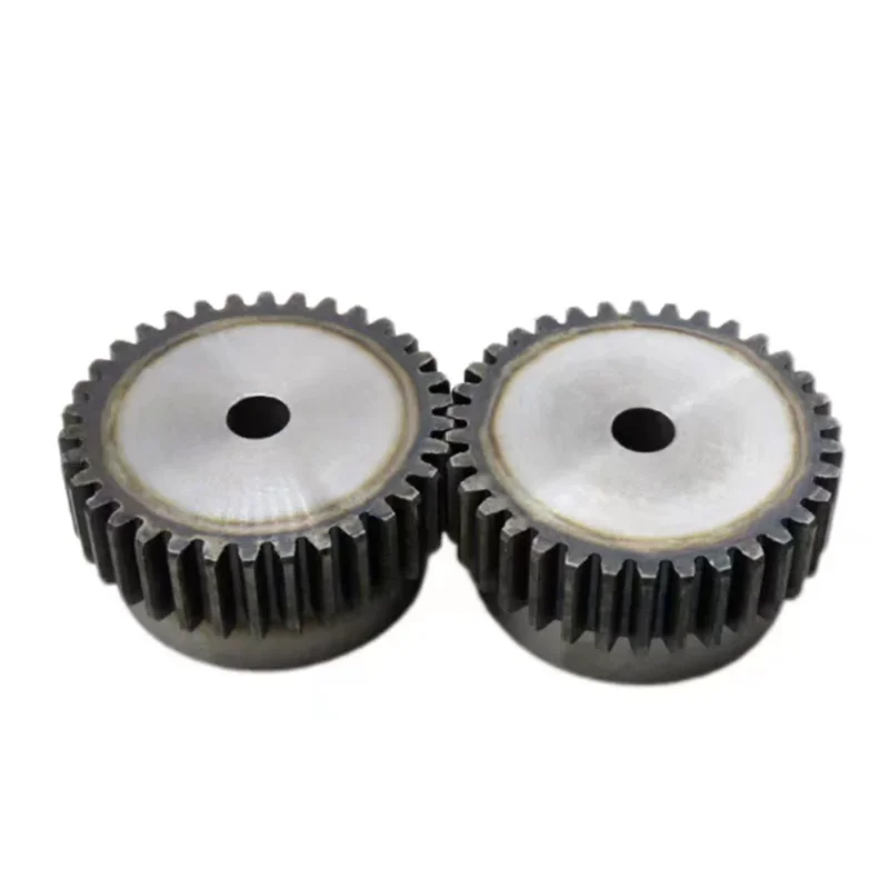 Module 1 60T Spur Gear 45# Carbon Steel Bore  8mm 10mm 12mm 14mm 15mm Low Speed Metal Drive Gear For Motors