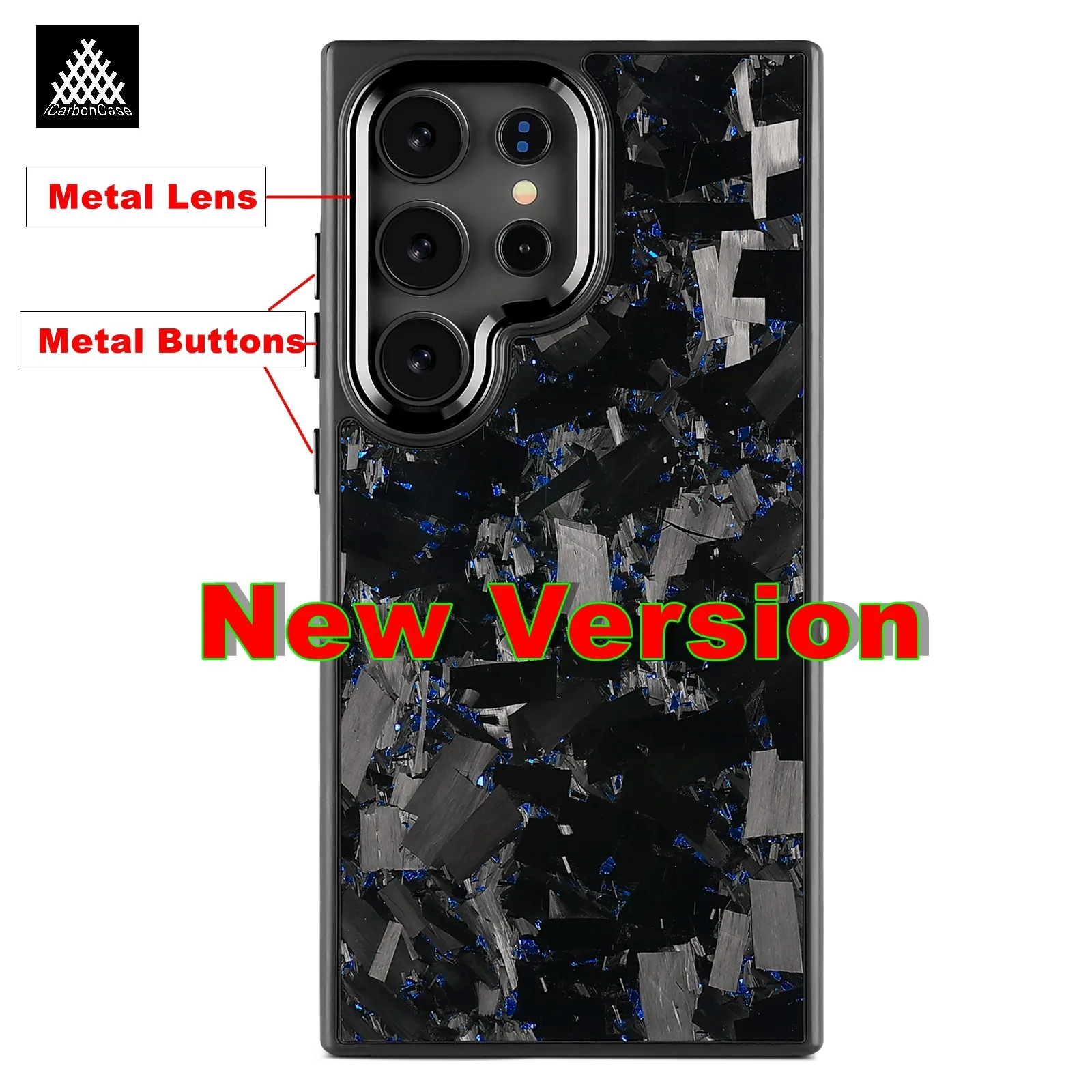 

Newest Magnetic Real Forged Carbon Fiber Case For Samsung Galaxy S23 S24 S25 Ultra S24+ S25+ plus for Car MagSafe Holder Charger