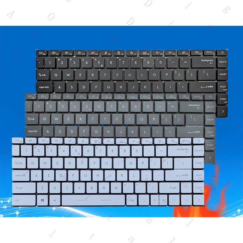 

Клавиатура RN для AU, совместимая с MSI Modern 14-B10RBSW, MS-14D3, 1541, 1543, 16S6, 1562.