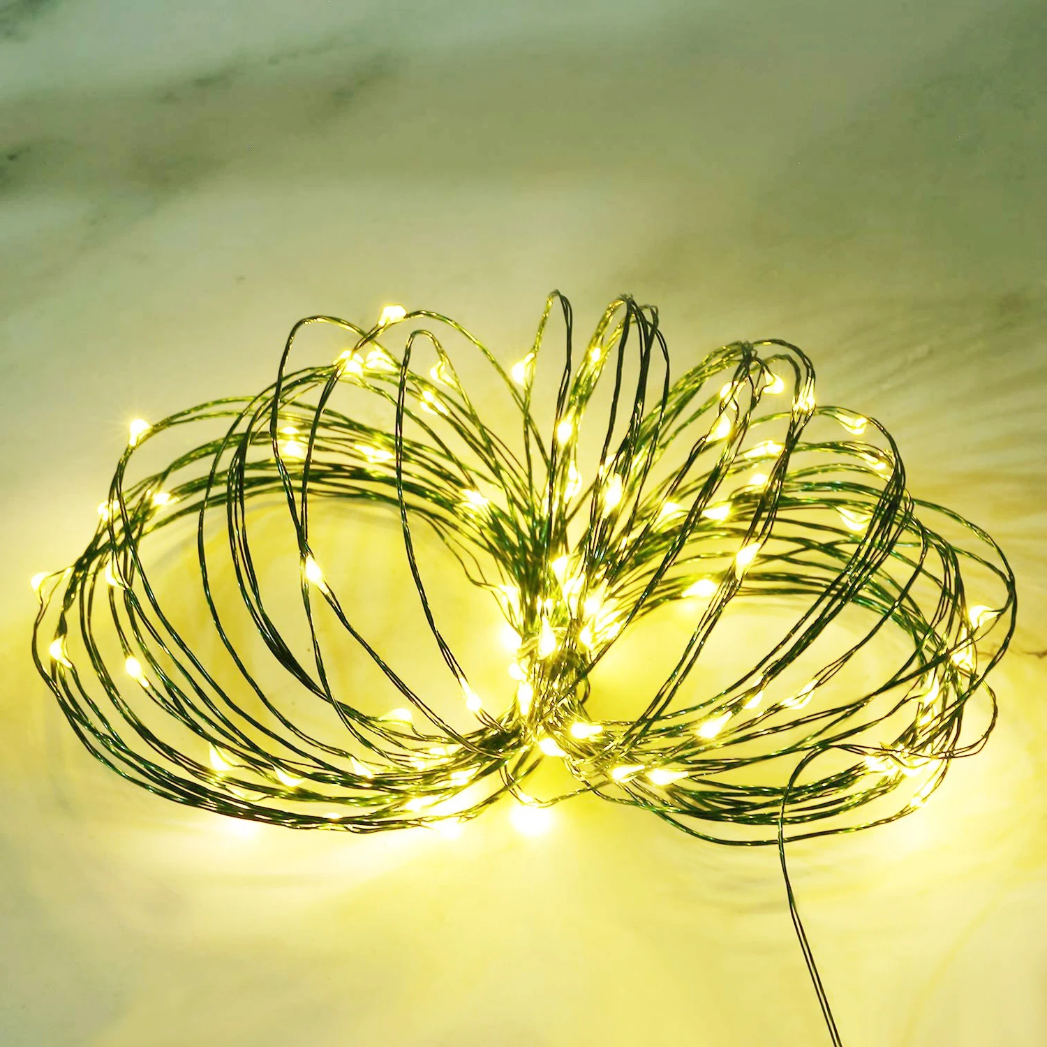 Christmas Lights Decorations Outside Waterproof Fairy Lights Led String Remote Control Plug Tree Green Wedding Decoration Home